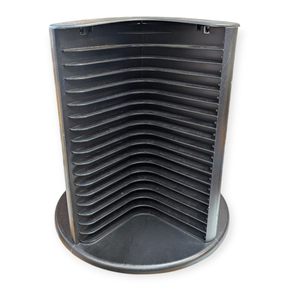 Tenex MediaWorx CD Spinner Black Rotating 72 Disc Storage Tower Rack 40720